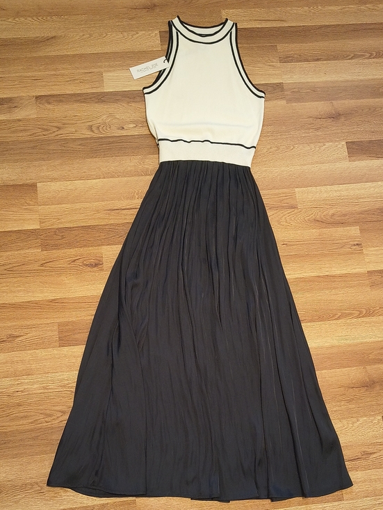 Rachel Zoe Dresses & Skirts - Rachel Zoe Sleeveless Two-Tone Maxi Dress in White and Black